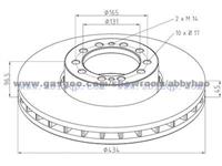 Truck Brake Disc 5010422593