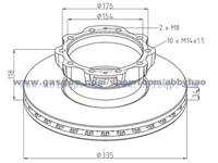 Truck Brake Disc 81508030062