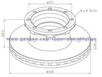 Truck Brake Disc 81508030039