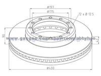 Truck Brake Disc 5000790539