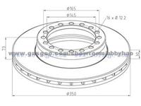 Truck Brake Disc 5010019249