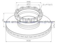 Truck Brake Disc 81508030022