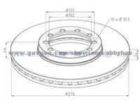 Truck Brake Disc 5010216433