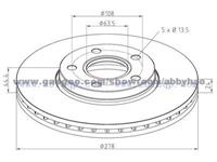 Truck Brake Disc 4455980