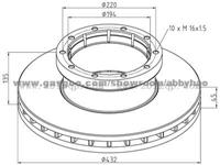 Truck Brake Disc 8285390000