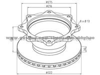 Truck Brake Disc 6775227