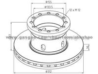 Truck Brake Disc PAK3546