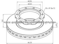 Truck Brake Disc 082135830