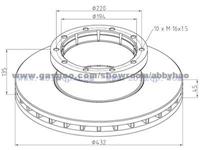 Truck Brake Disc 0501313313