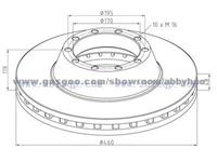 Truck Brake Disc 1238372