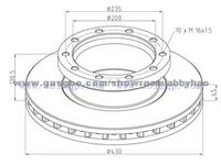 Truck Brake Disc 082133310