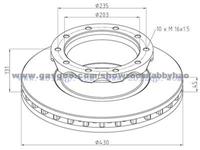 Truck Brake Disc 0501316953_0501315228_0501314498