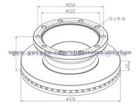 Truck Brake Disc 21225115