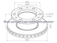 Truck Brake Disc 6172906