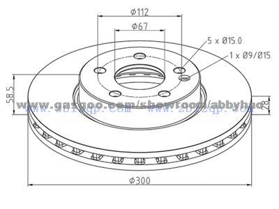 Truck Brake Disc 6394210012