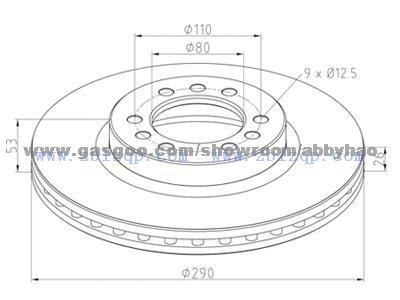 Truck Brake Disc 42471214