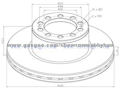 Truck Brake Disc 9434210312