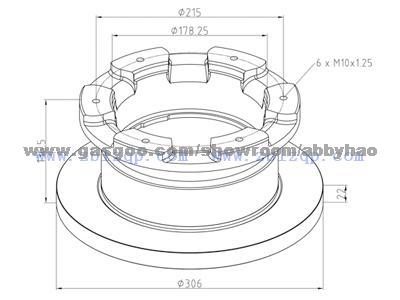 Truck Brake Disc 42471150