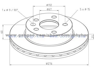 Truck Brake Disc 6384210112