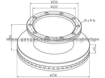 Truck Brake Disc 21227349