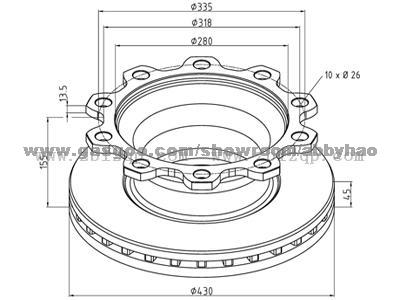 Truck Brake Disc M20013501