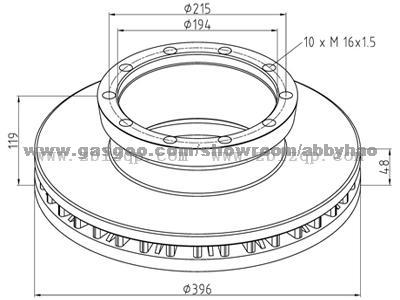 Truck Brake Disc 1792411113-07