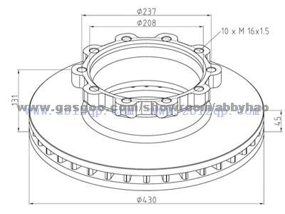 Truck Brake Disc 1402272_1852817_1386686