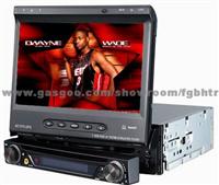 7 Inch TFT LCD Touch Screen Car DVD Player With TV + AM/FM