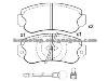 Brake Pad 001 769 91 00