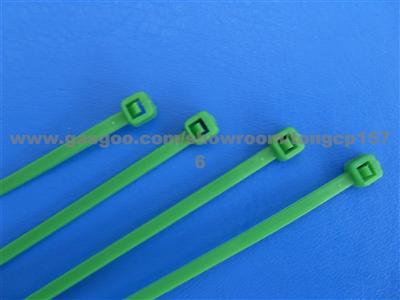 Nylon 66,94V-2 Green Color Cable Ties