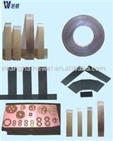 Washer thrust washer bimetal strips