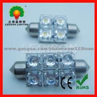 LED Festoon Light Bulb(6 Piranha LED) License Plate Light