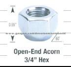 OPEN-END ACORN HEX: 3/4