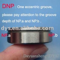 Auto Bearings-Ball Bearings-Deep Groove-One eccentric groove and one concentric groove -DNP6203-2RSV