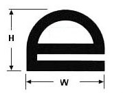 buy e Shaped Rubber Seal