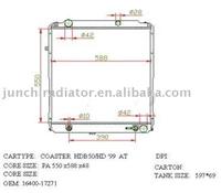 performance aluminum radiator for coaster hzb40