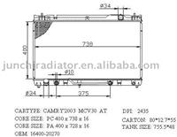 car radiator FOR camry