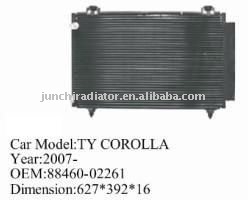 condensor for TOYOTA COROLLA 2007-