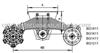 Semi-Trailer axle-Bogie type axle-BG11 series