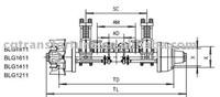 Semi-Trailer axle-Bogie type axle-11 series