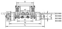Semi-Trailer axle-Bogie type axle-BG68 series