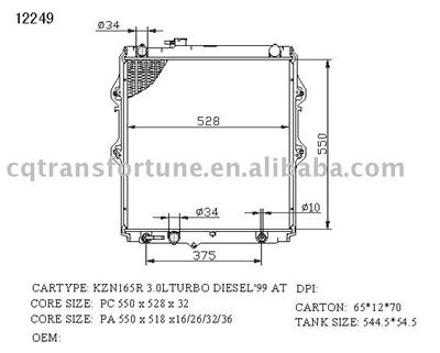 Radiator For 2L,3L,5l