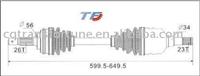 Brand New Complete Shaft for Toyota