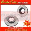 disc brake for TOYOTA TRUCK 04512-35081