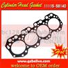 metal cylinder head gasket for TOYOTA  DYNA COASTER 11115-58140