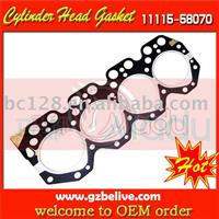 auto cylinder head gasket for TOYOTA  DYNA 11115-58070