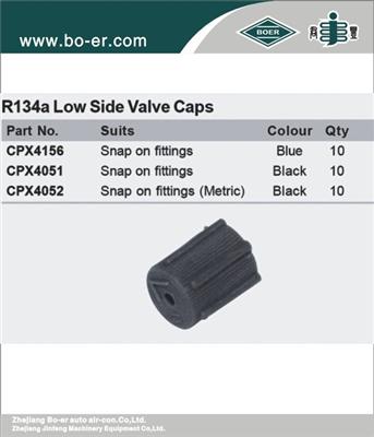 automotive/ auto/  A/C PARTS: R134a Low Side Valve Cap