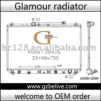 Radiator Auto -TOYOTA Camry/Solara SXV20 AT 16400-7A310