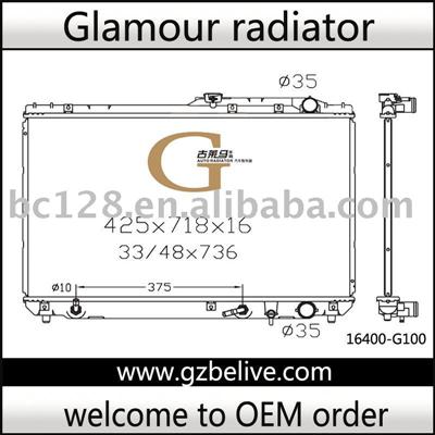 Radiator Auto -TOYOTA Camry/Lexus ES300 AT 16400-62100