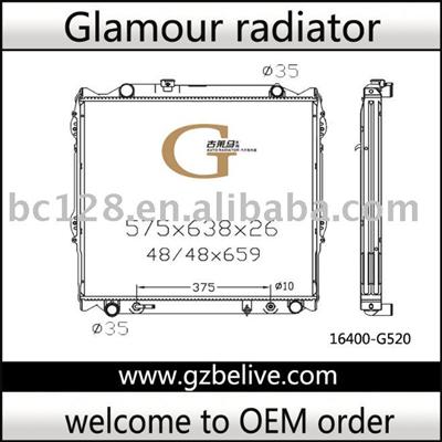 Radiator Auto -TOYOTA 4Runner Petrol RZH AT 16400-75190